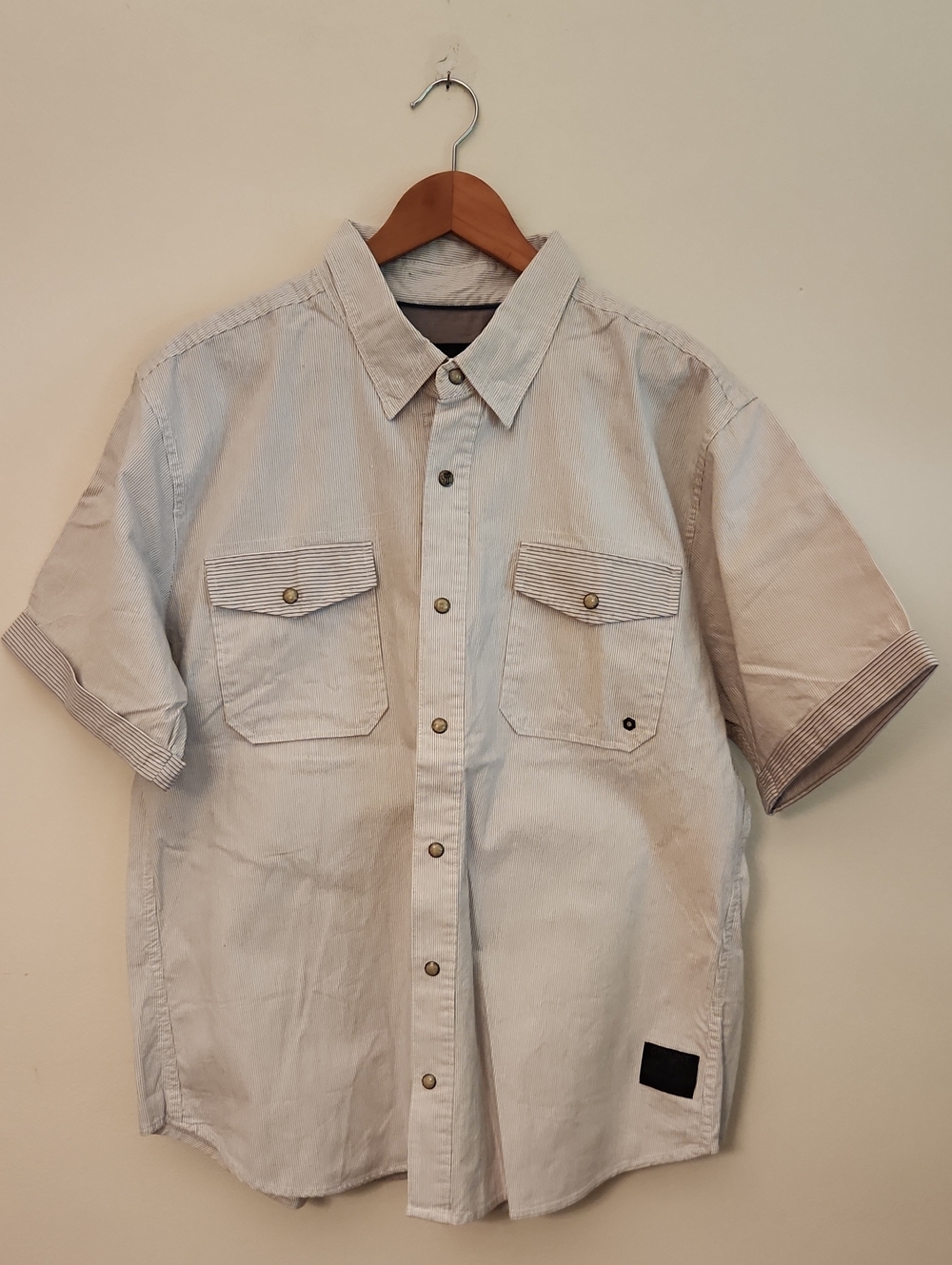Harley-Davidson Men's Snap-closure Collared Mechanics Short Sleeve Shirt